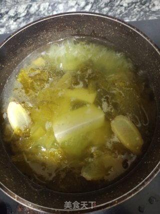 酸菜粉丝豆腐汤的做法步骤：5