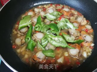 螺丝椒炒扇贝肉的做法步骤：12