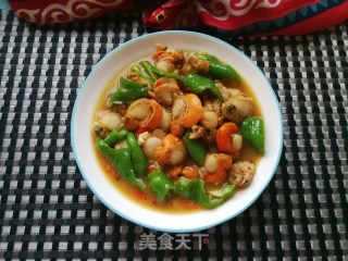 螺丝椒炒扇贝肉的做法步骤：15