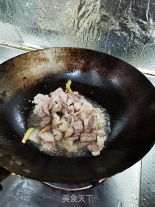 豆角炒五花肉的做法步骤：4