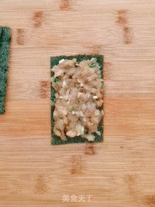 海苔鸡肉卷的做法步骤：6