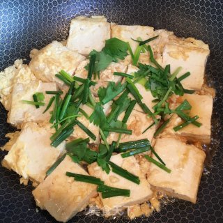 鸡蛋香煎豆腐的做法步骤：5