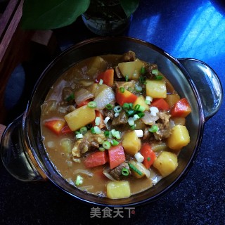 咖喱牛肉的做法步骤：17