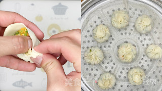 小白菜做包子丨皮薄馅多还特香，家人吃着迷！！！的做法步骤：6