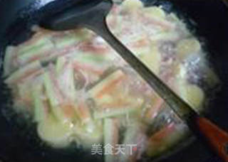 西瓜皮咸肉日本豆腐汤的做法步骤：8