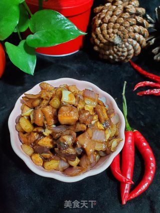 香菇洋葱肉酱的做法步骤：6