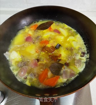咖喱土豆牛肉的做法步骤：13