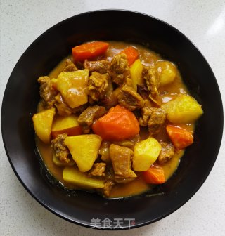 咖喱土豆牛肉的做法步骤：14