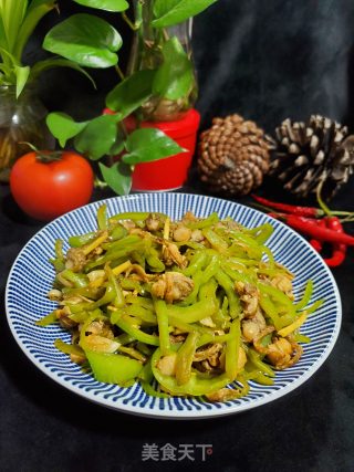 辣椒炒扇贝肉的做法步骤：11