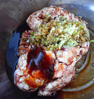 大饼夹茄盒的做法步骤：6