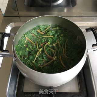 炝拌马齿苋的做法步骤：2
