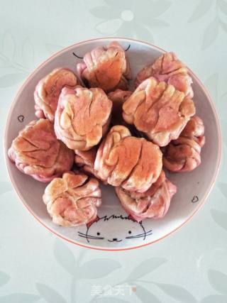 水煎苋菜面花卷的做法步骤：6