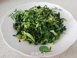 清炒小青菜的做法步骤：7