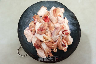 宽粉炖鸡块的做法步骤：2