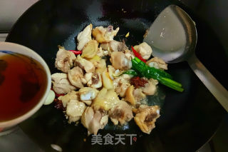 宽粉炖鸡块的做法步骤：6