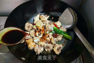宽粉炖鸡块的做法步骤：7