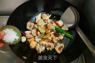 宽粉炖鸡块的做法步骤：8