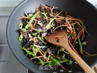 杂炒四丝的做法步骤：6