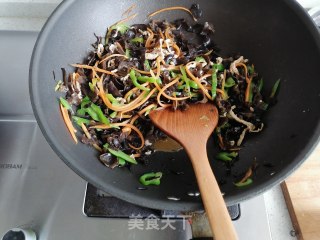 杂炒四丝的做法步骤：8