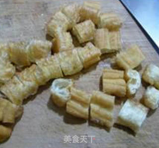 油条炒西葫芦的做法步骤：3