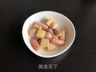 烤鱼豆腐的做法步骤：1