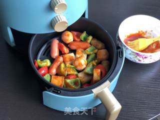 烤鱼豆腐的做法步骤：6