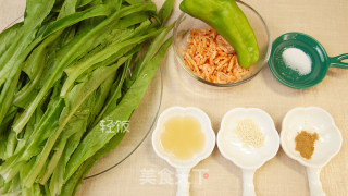 油麦菜炒尖椒丨家庭快手菜，好吃又健康！！的做法步骤：1