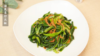 油麦菜炒尖椒丨家庭快手菜，好吃又健康！！的做法步骤：7