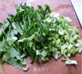 火腿肠青菜蛋花汤的做法步骤：5