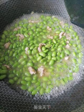 肉末炒青豆的做法步骤：4