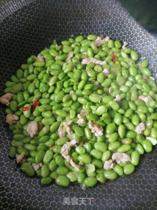 肉末炒青豆的做法步骤：5