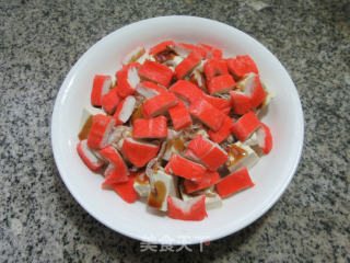 蟹肉棒蒸豆腐的做法步骤：7