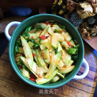 炒西葫芦片的做法步骤：10