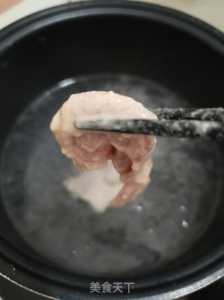 黄瓜滑肉汤的做法步骤：3