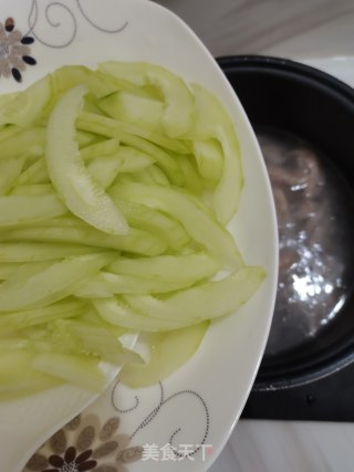 黄瓜滑肉汤的做法步骤：4