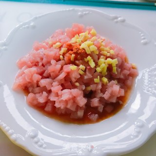 青菜瘦肉粥的做法步骤：4