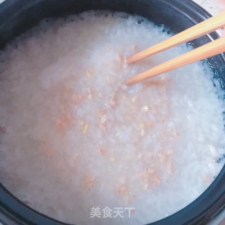 青菜瘦肉粥的做法步骤：9