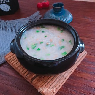 青菜瘦肉粥的做法步骤：12