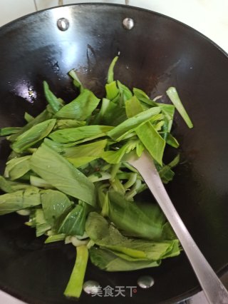 肉末油菜的做法步骤：7