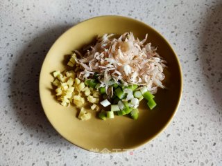 萝卜缨鸡蛋水饺的做法步骤：2