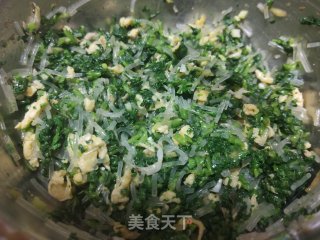 萝卜缨鸡蛋水饺的做法步骤：11