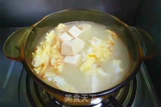 丝瓜豆腐汤的做法步骤：7