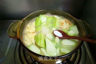 丝瓜豆腐汤的做法步骤：9