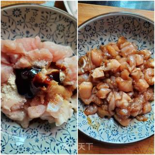 辣炒鸡胸肉丁的做法步骤：3