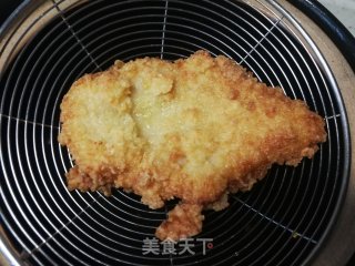 鸡排芝士中式汉堡的做法步骤：6