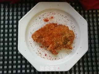 鸡排芝士中式汉堡的做法步骤：7
