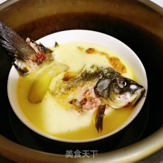 牛奶鲫鱼汤的做法步骤：8