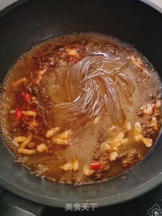 酸菜肉丝汤粉的做法步骤：9