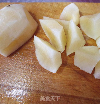 蜂蜜雪莲果拌梨的做法步骤：4