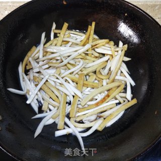 素炒三丝的做法步骤：7